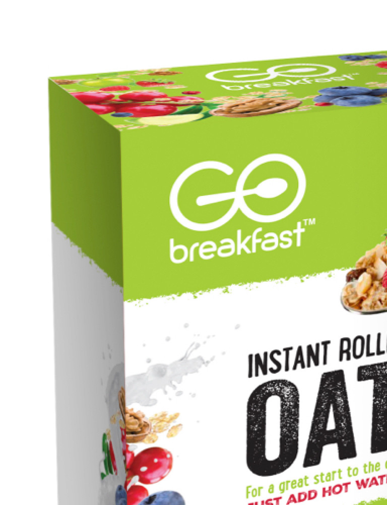 logo brand design go breakfast