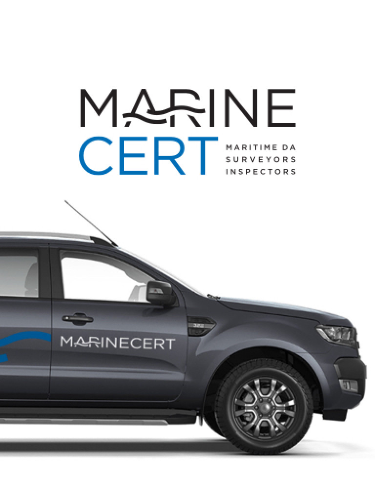 logo brand design marine cert