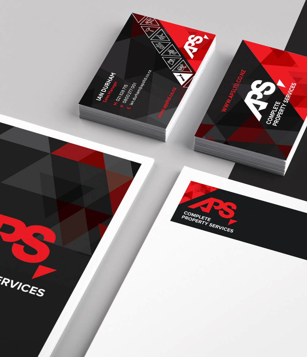 graphic collateral aps business cards