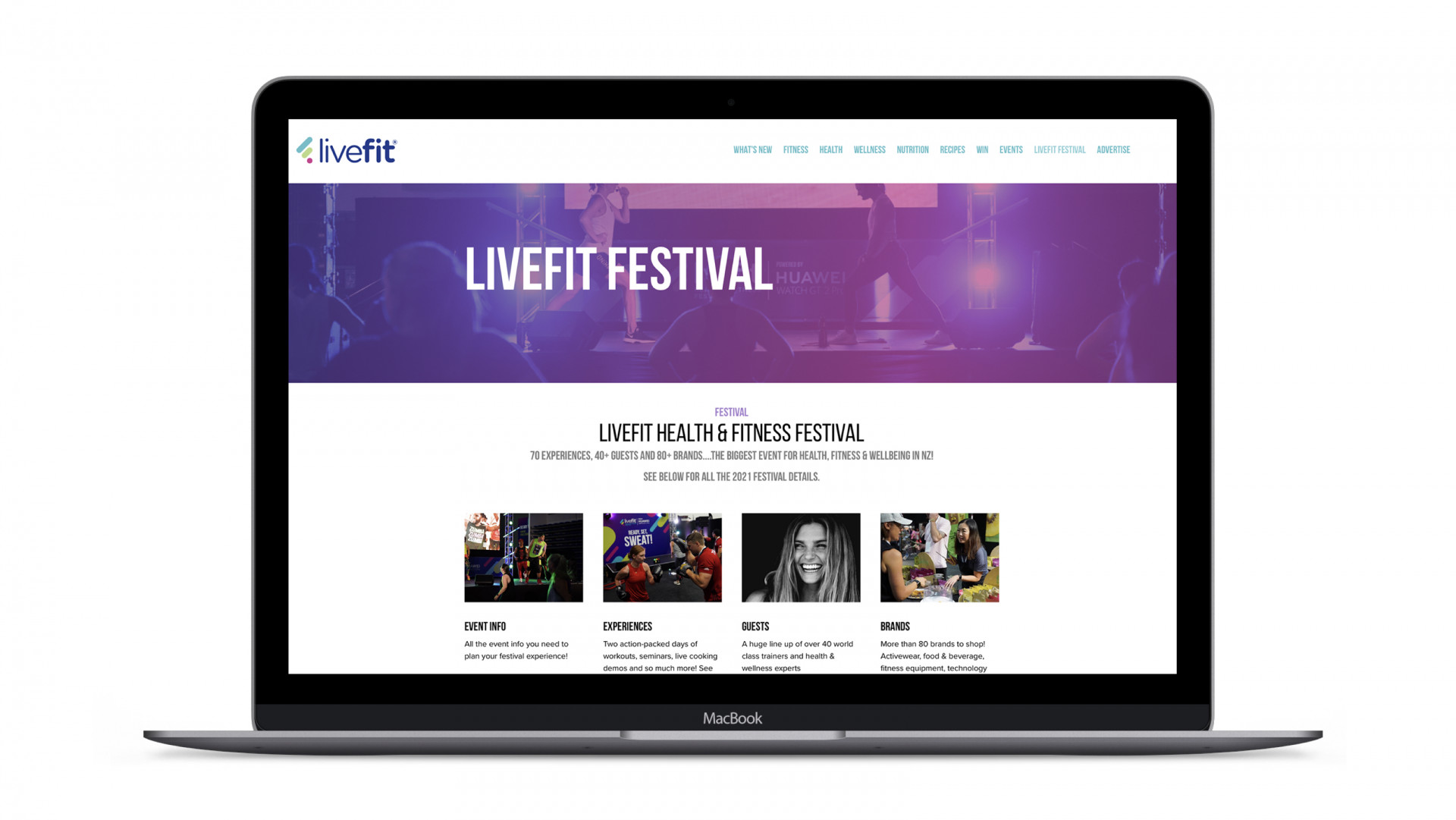 website development livefit 