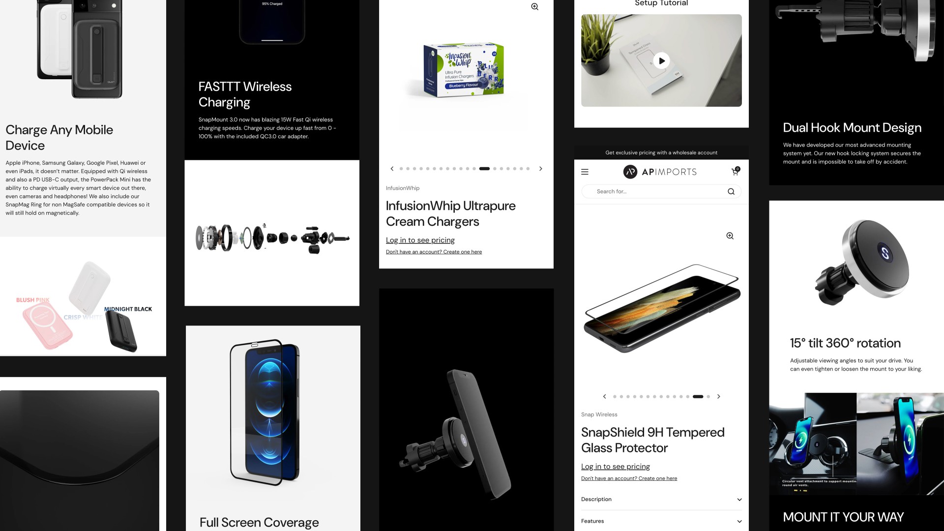 Toast AP import mobile product shopify ecommerce