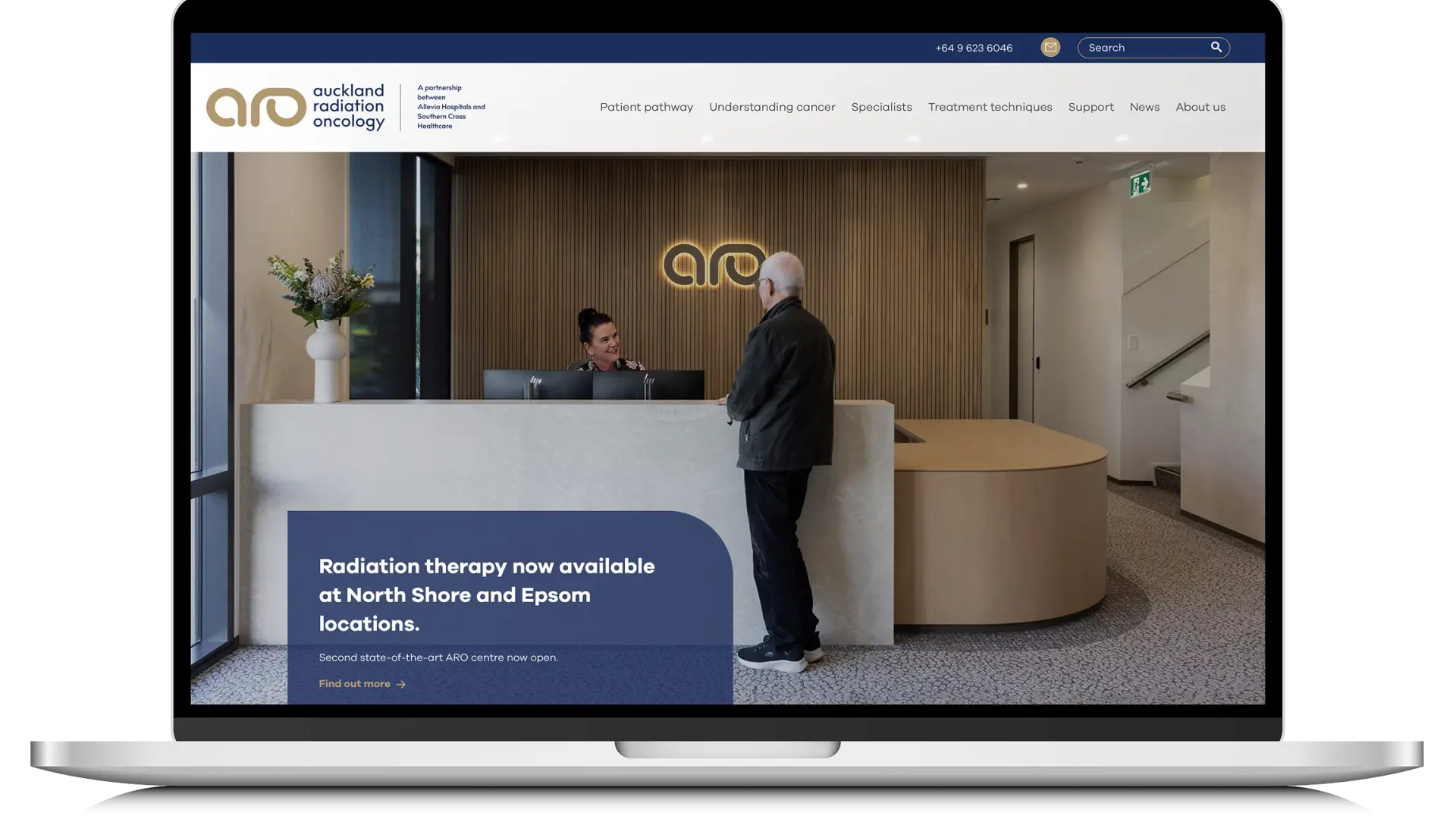 aro laptop web design