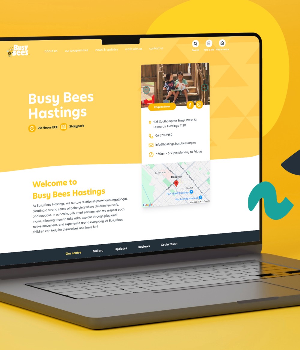 Busybees website developement