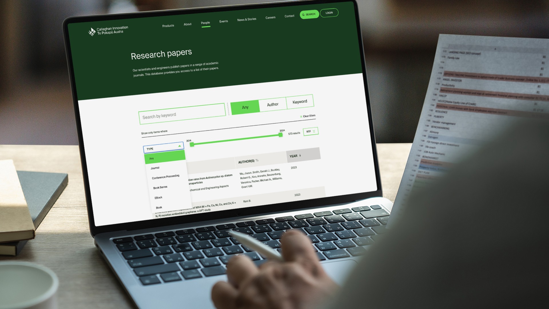 callaghan innovation web development