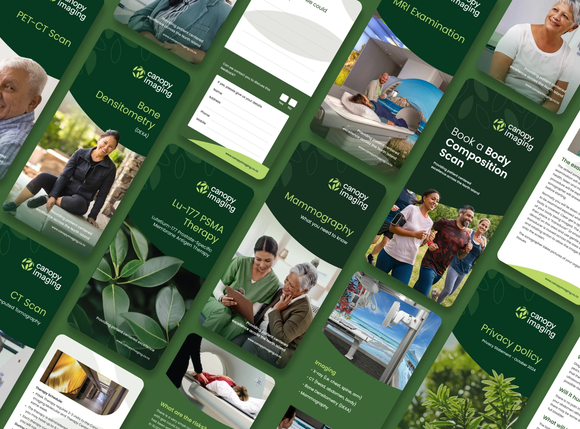 canopy imaging DLE brochure design