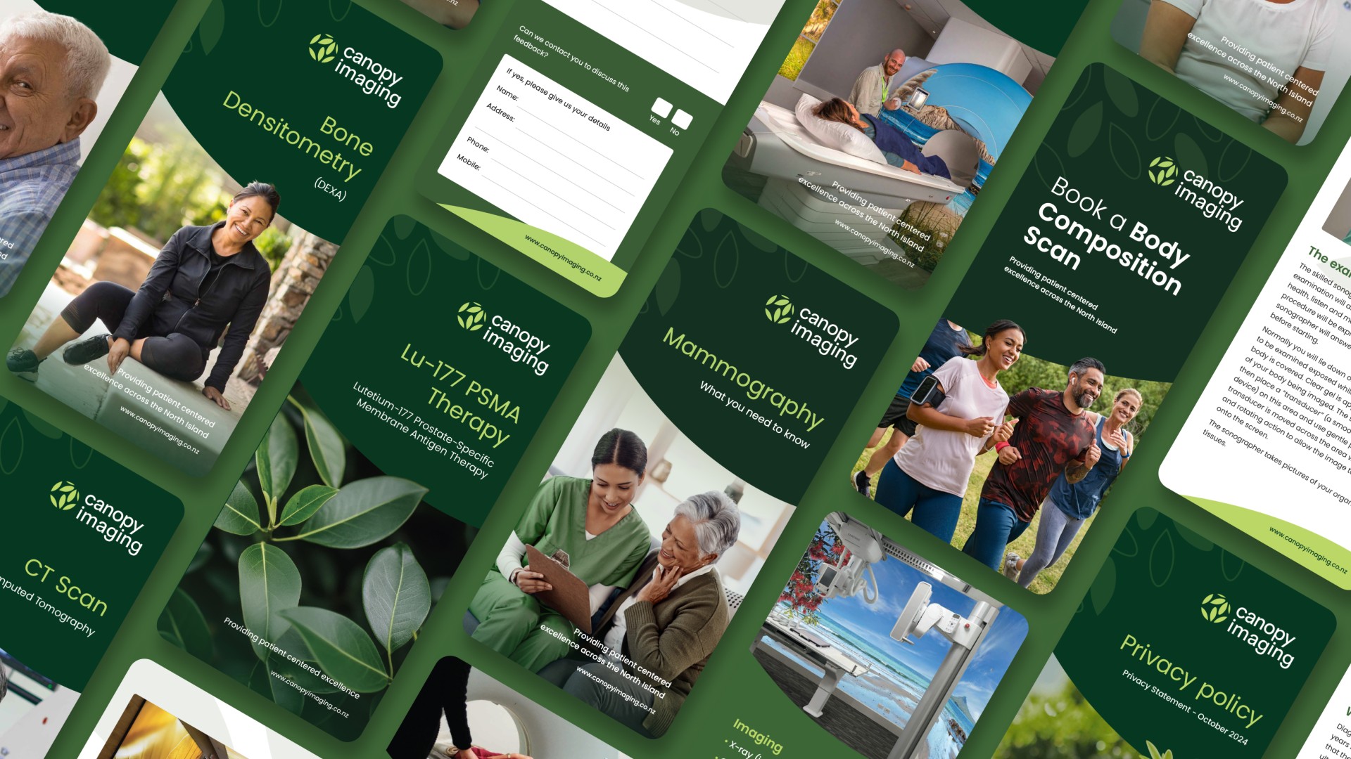 canopy imaging DLE brochure design