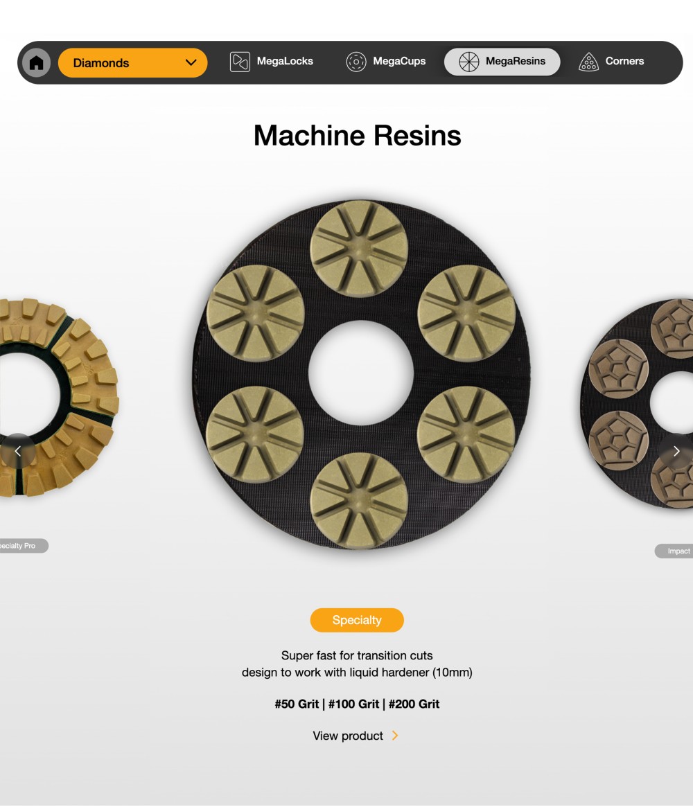Toast MDT Website products machine Resins