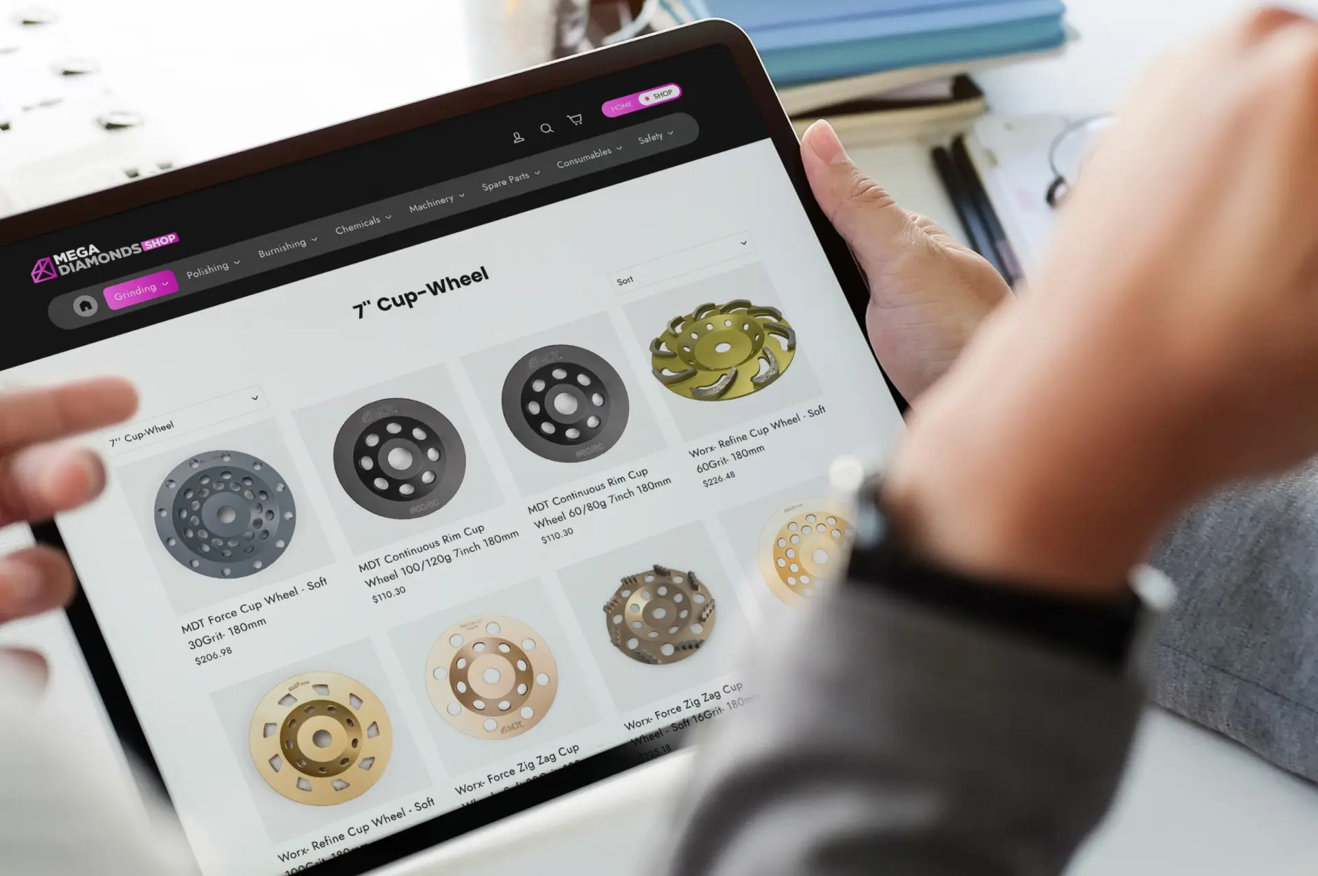 Toast MDT ecommerce shopify product categories