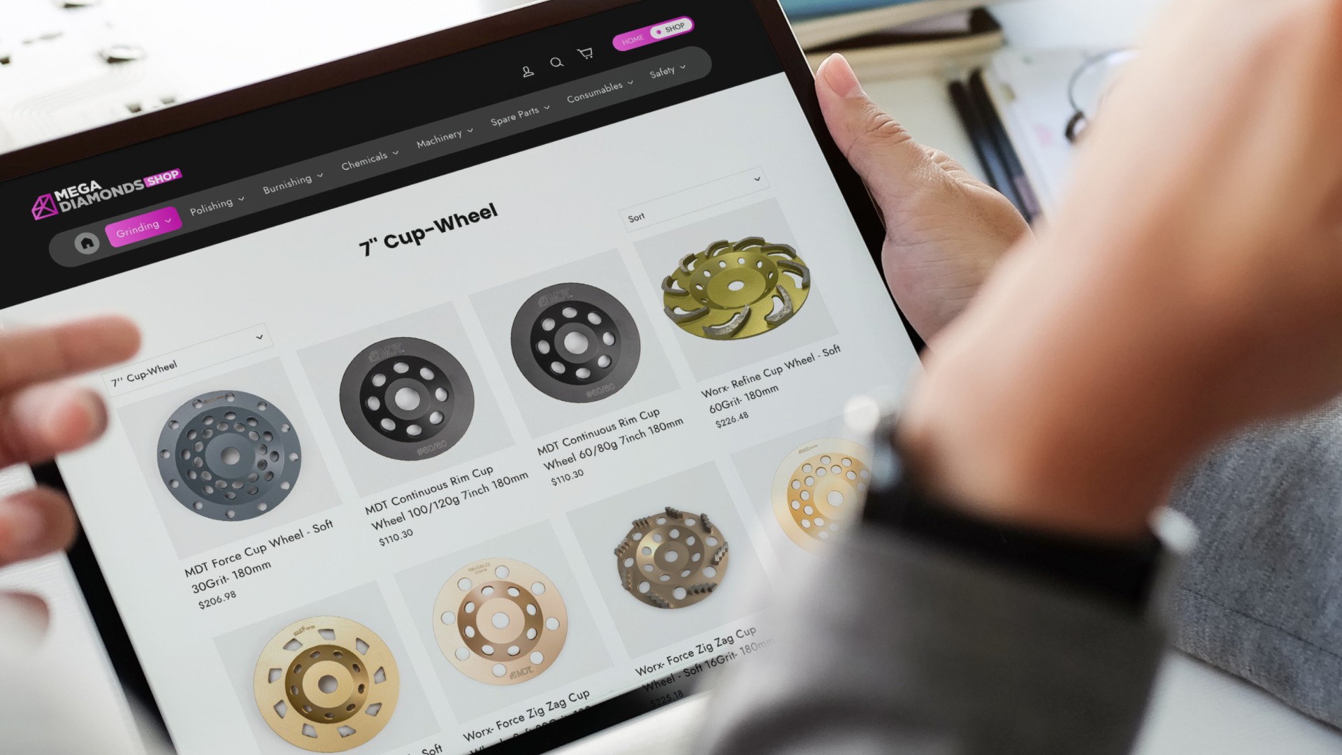 Toast MDT ecommerce shopify product categories