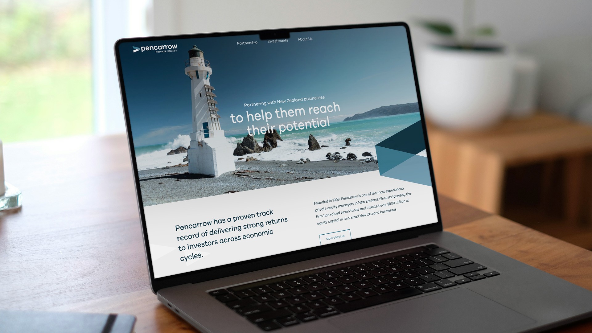 pencarrow mockup