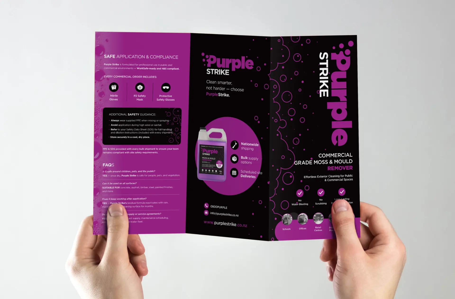 Toast Branding Purplestrike DL Brochure