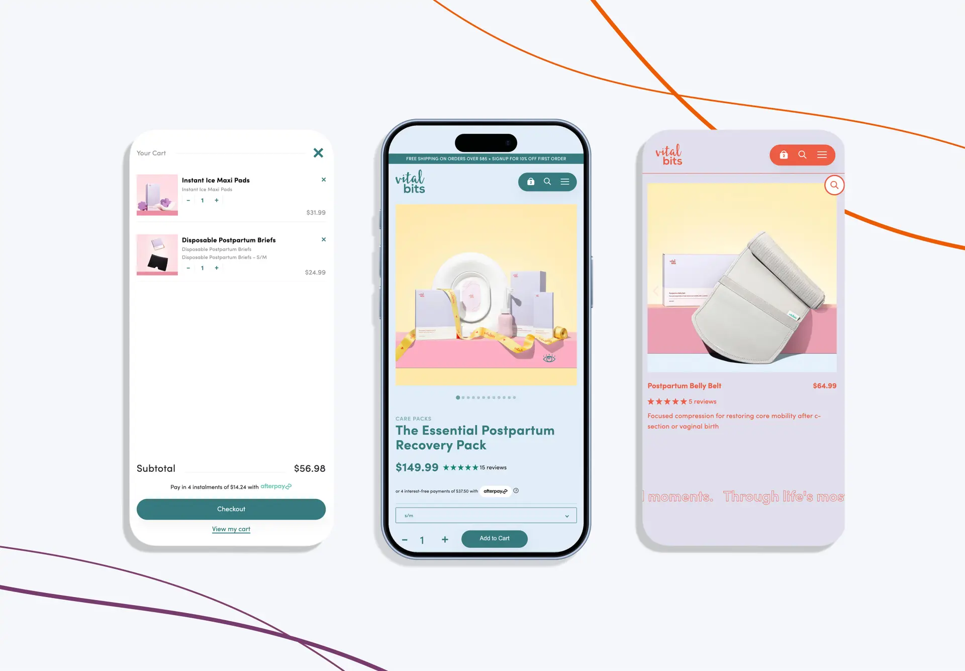 Toast Shopify mobile development Vitalbits ecommerce