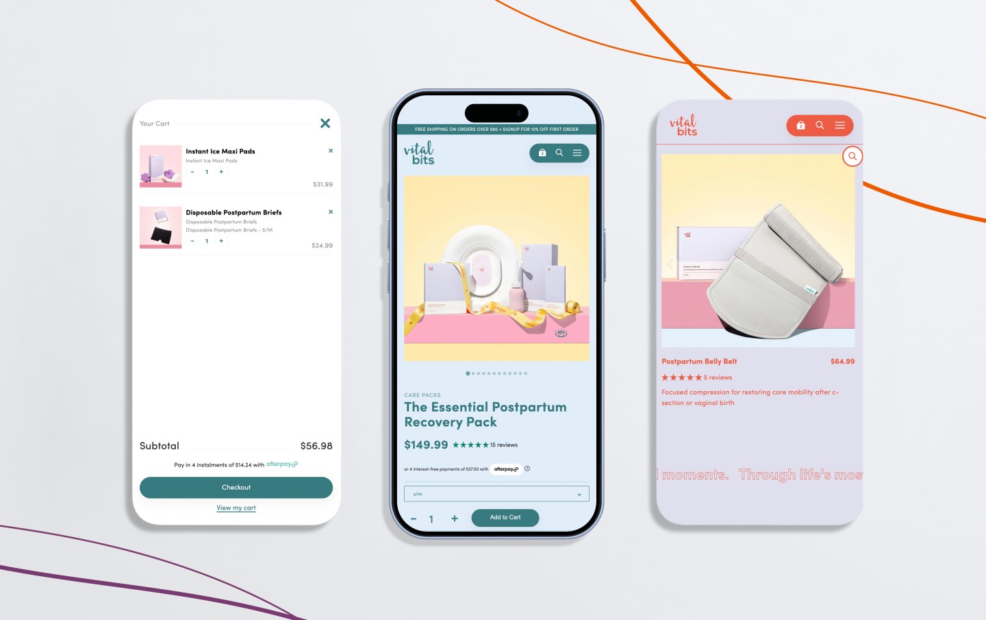 Toast Shopify mobile development Vitalbits ecommerce