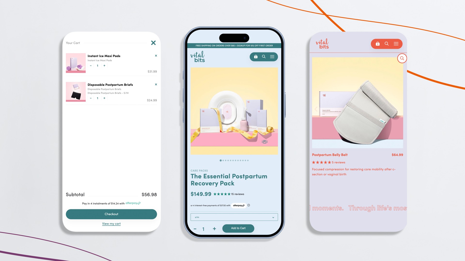 Toast Shopify mobile development Vitalbits ecommerce