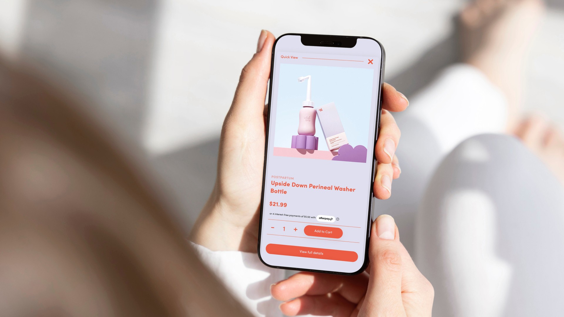 Toast mobile shop Vitalbits product page