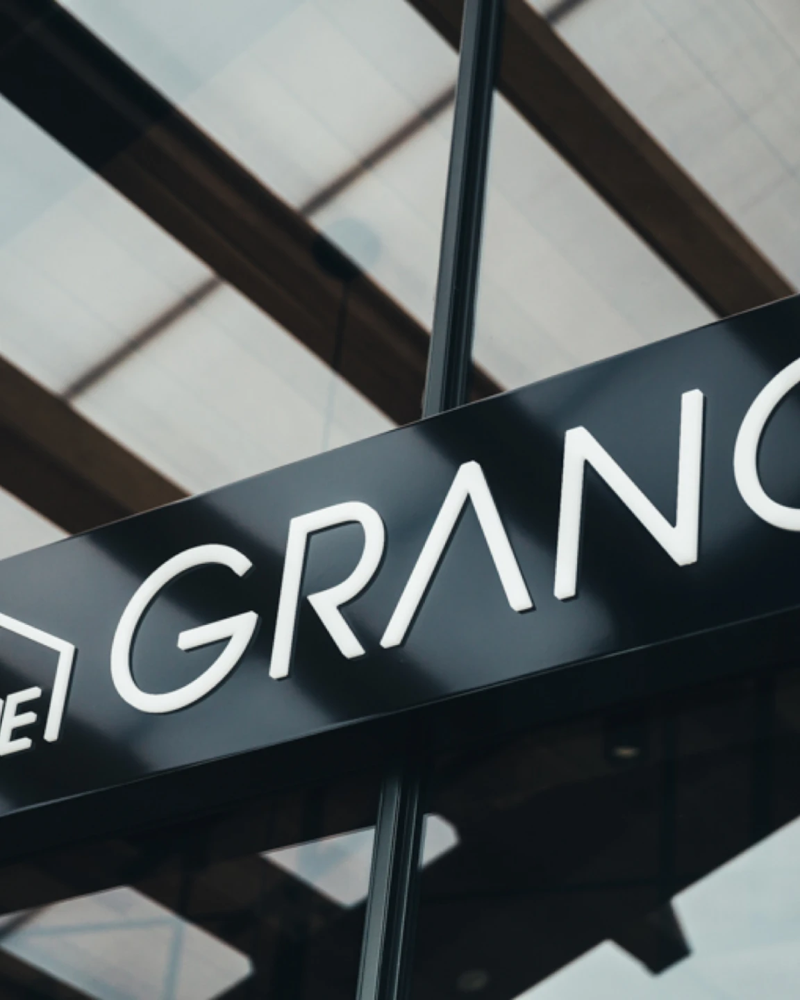 the grange signage