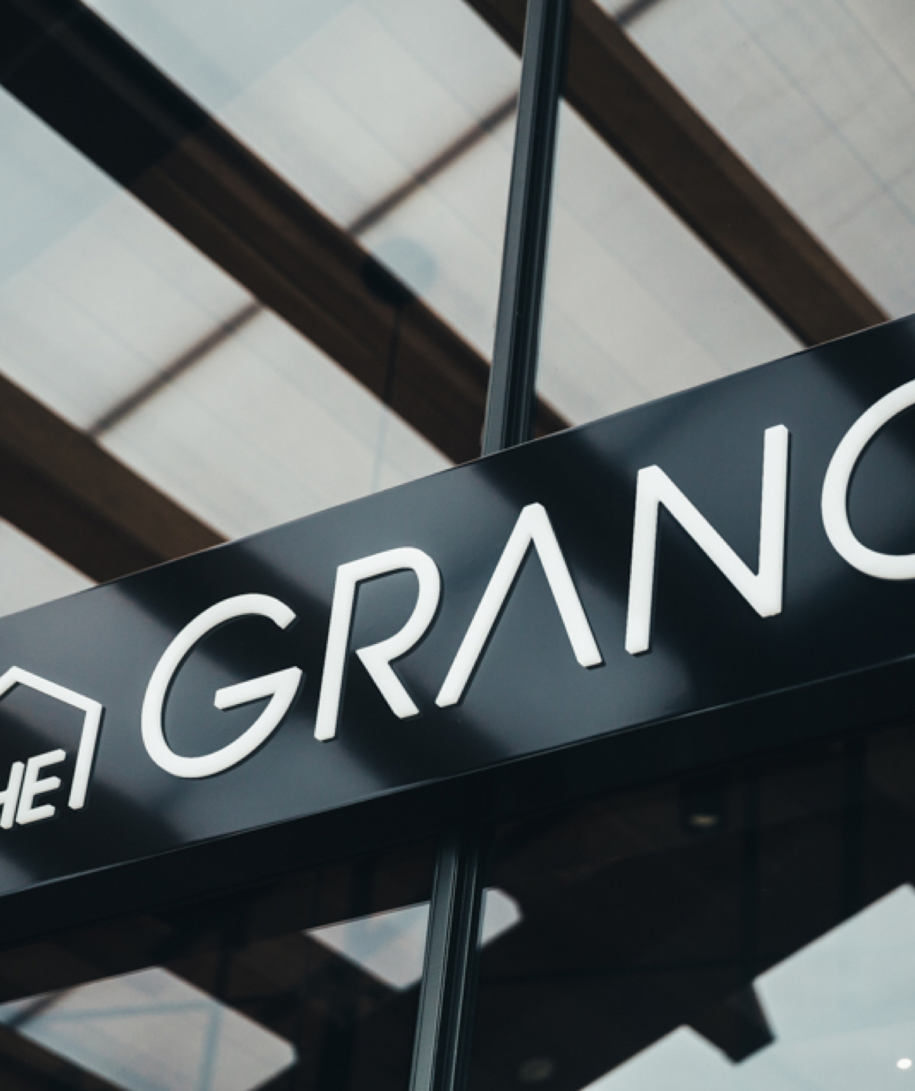 the grange signage